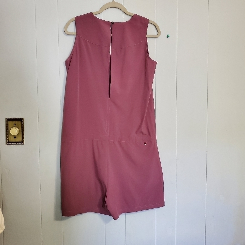 FIG Clothing Burgundy ACE Romper women size M - Picture 8 of 12
